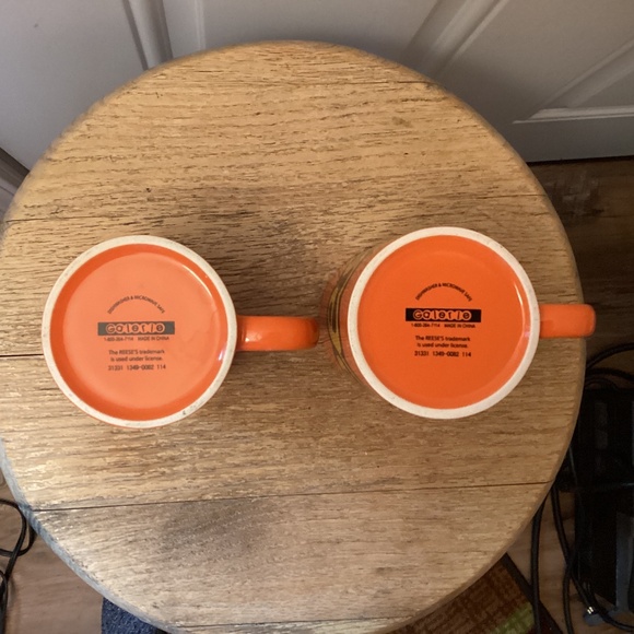 Set of 2 REESE’S LOGO mugs 12 ounces Galerie ceramic - Picture 5 of 6